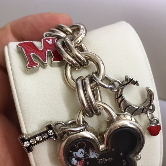 ?RARE Mickey Mouse charms bracelet watch main image 10